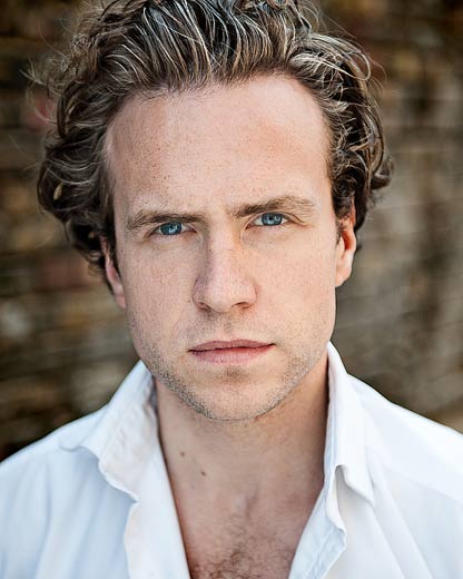 Rafe Spall - actors headshot by Alex Winn
